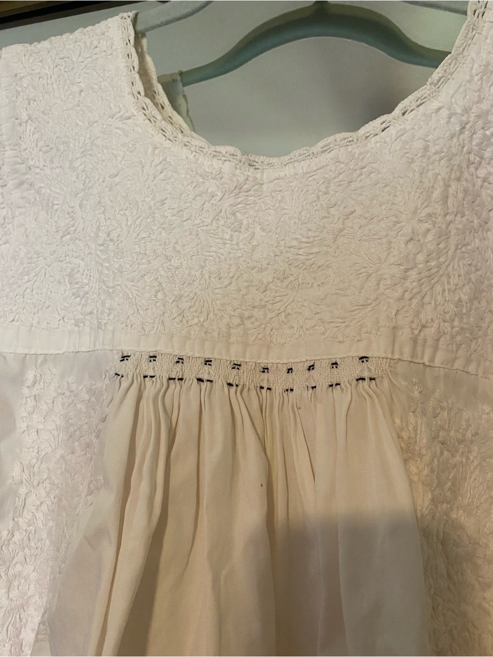 Vintage Mexican Embroidered Dress - Picture 4 of 6